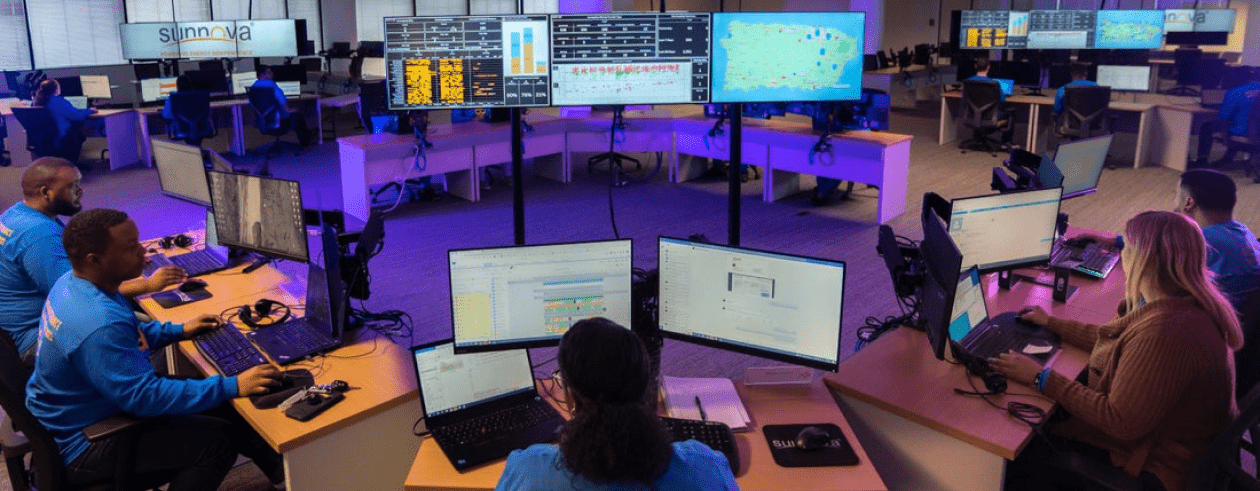 Teams monitor systems in the Global Command Center